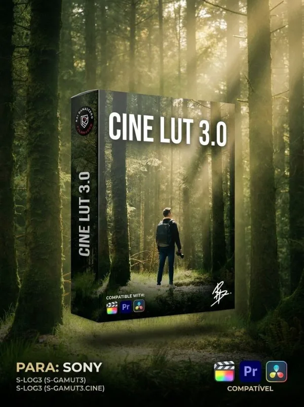 Capa do pacote Cine LUT 3.0, para Sony S-Log3
